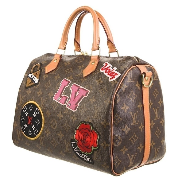 Louis Vuitton | Speedy Bandouliere 30 Multi-Color Monogram Patches Handbag - Picture 3 of 16